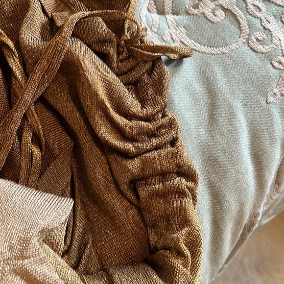 MK Hombre sparkling top with side ruching and drawstring - Picture 4 of 4